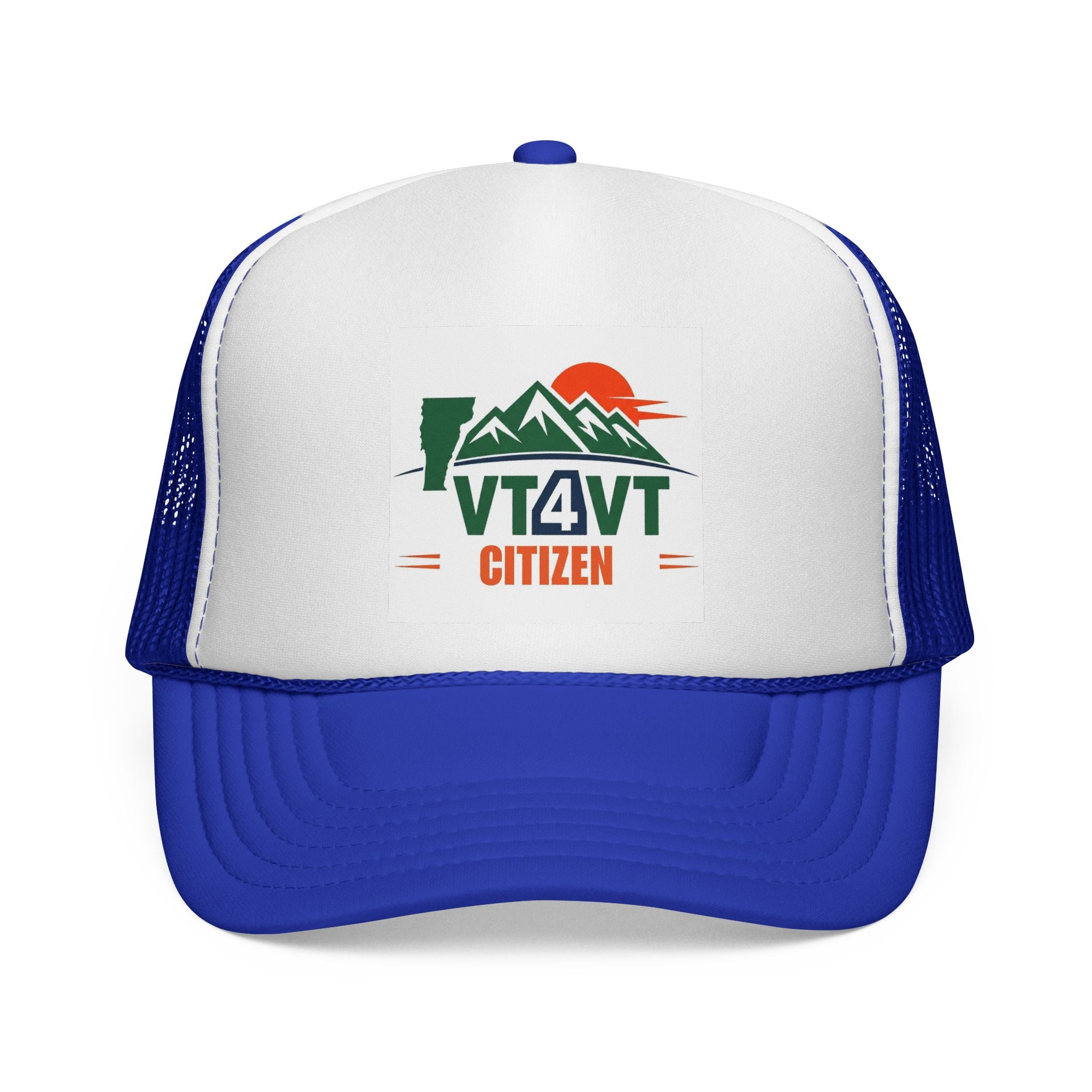VT4VT CITIZEN Trucker Cap — "Vermont's Future Worth Protecting — DAMN RIGHT"
