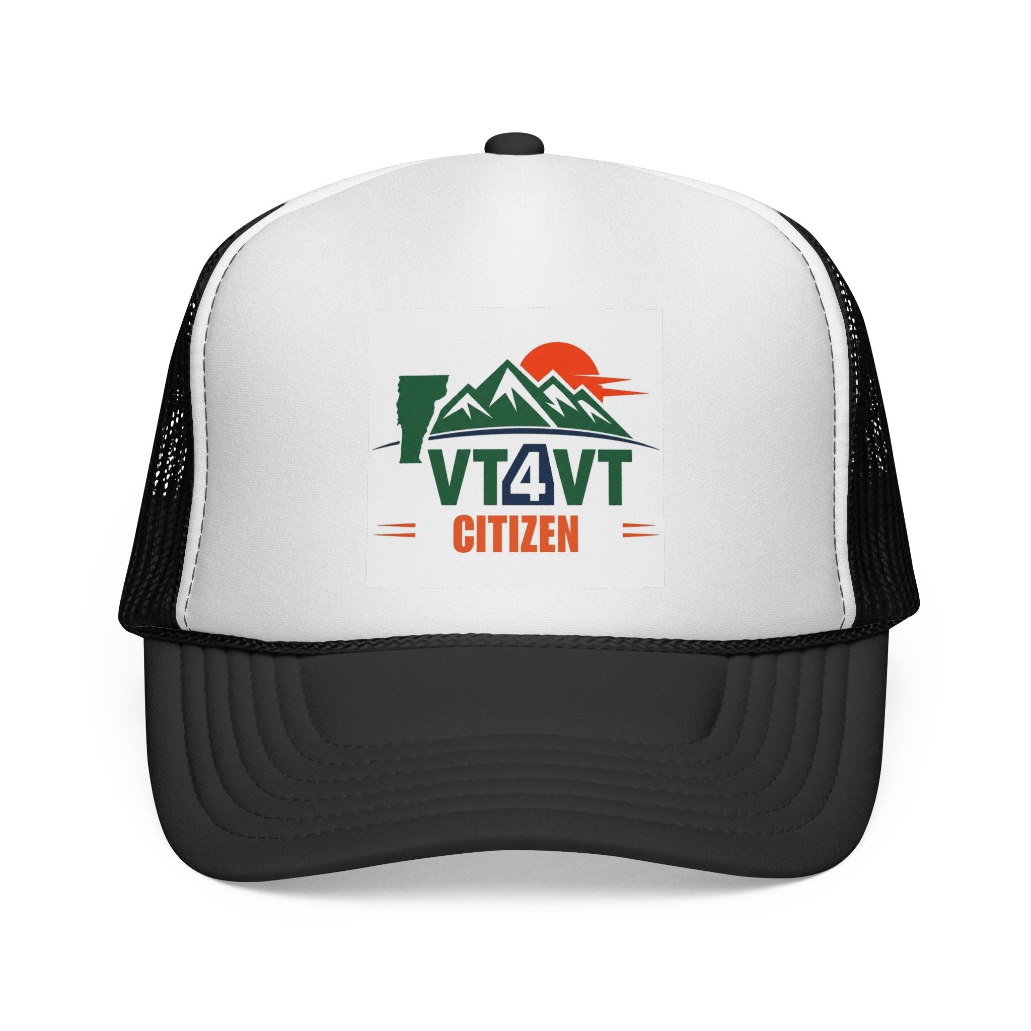 VT4VT CITIZEN Trucker Cap — "Vermont's Future Worth Protecting — DAMN RIGHT"