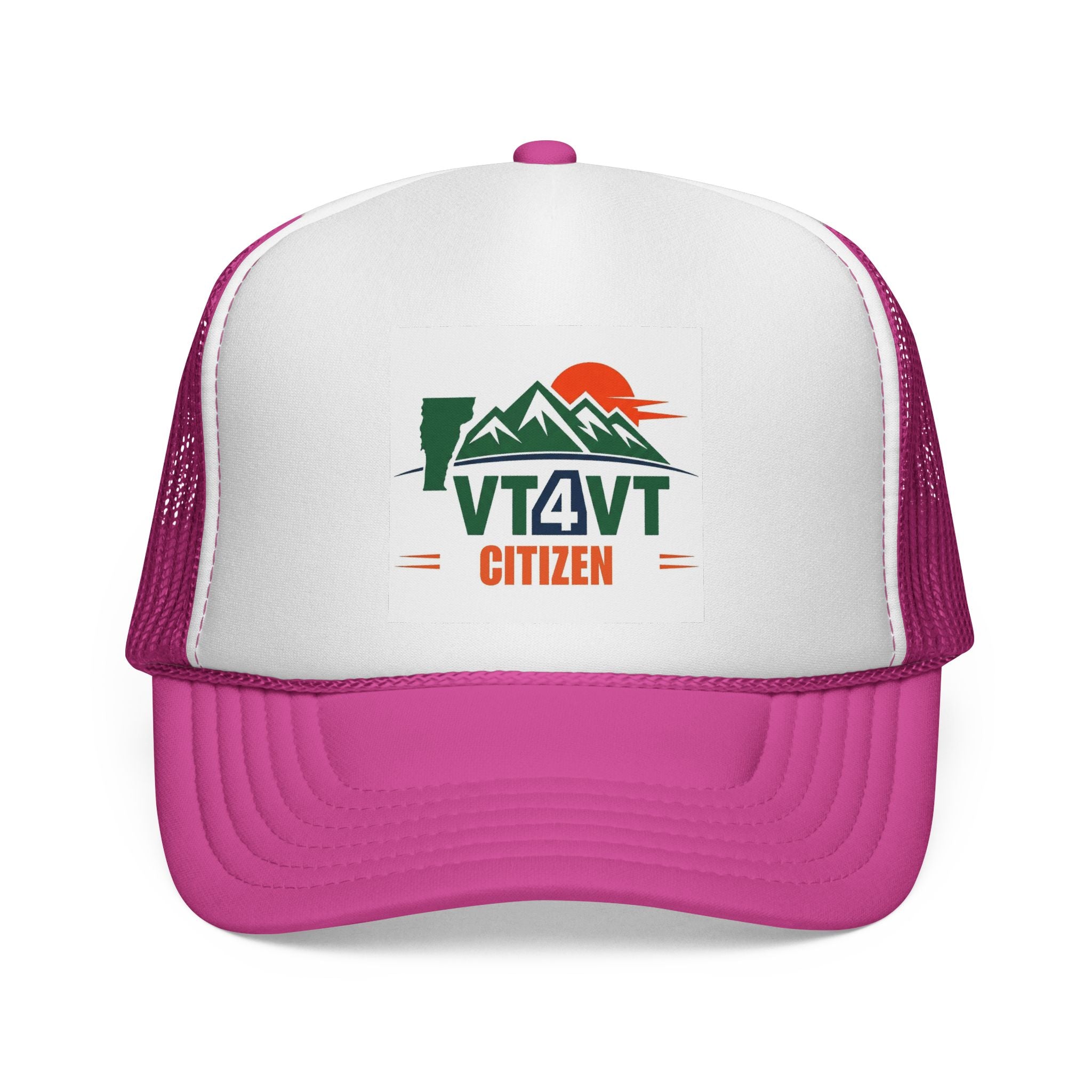 VT4VT CITIZEN Trucker Cap — "Vermont's Future Worth Protecting — DAMN RIGHT"