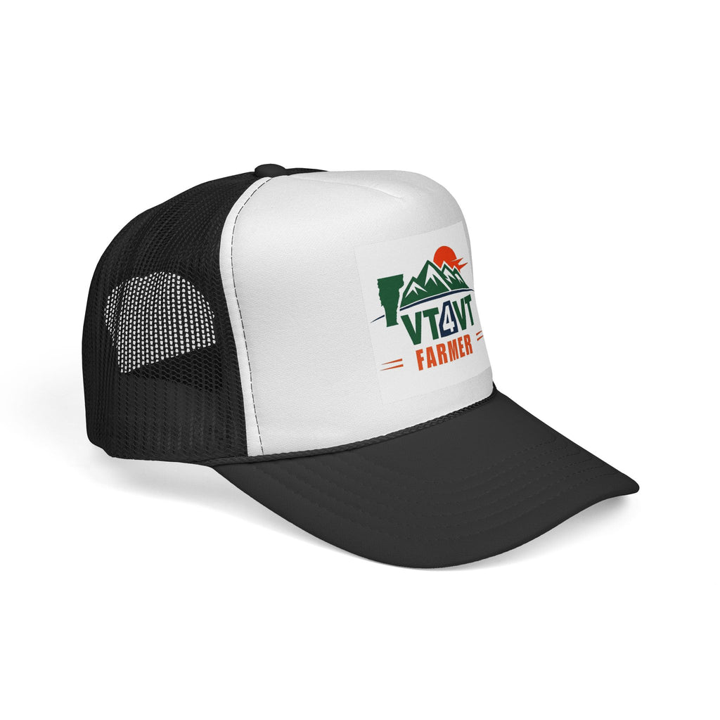 VT4VT FARMER Trucker Cap — "Vermont's Future Worth Protecting — DAMN RIGHT"