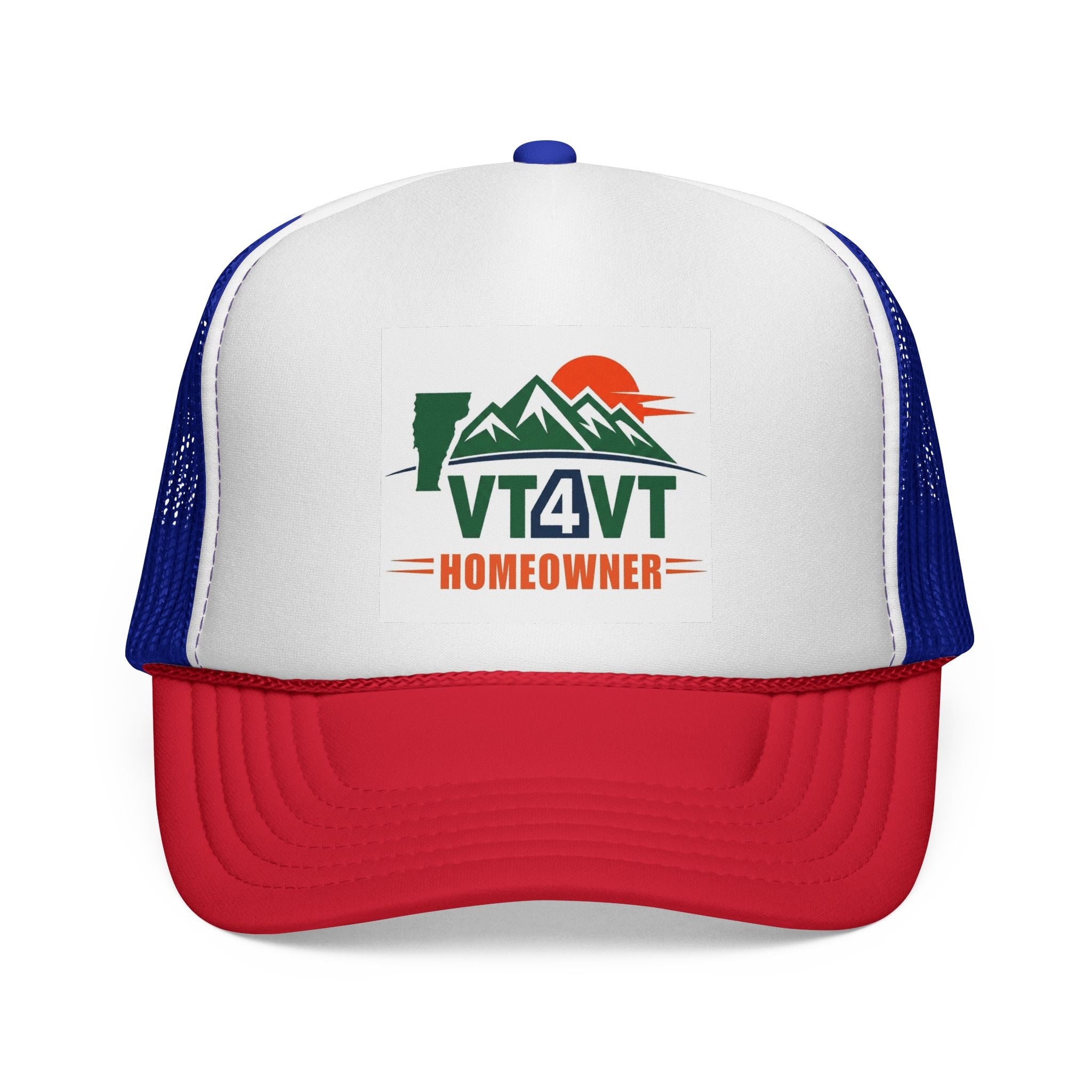 VT4VT HOMEOWNER Trucker Cap — "Vermont's Future Worth Protecting — DAMN RIGHT"