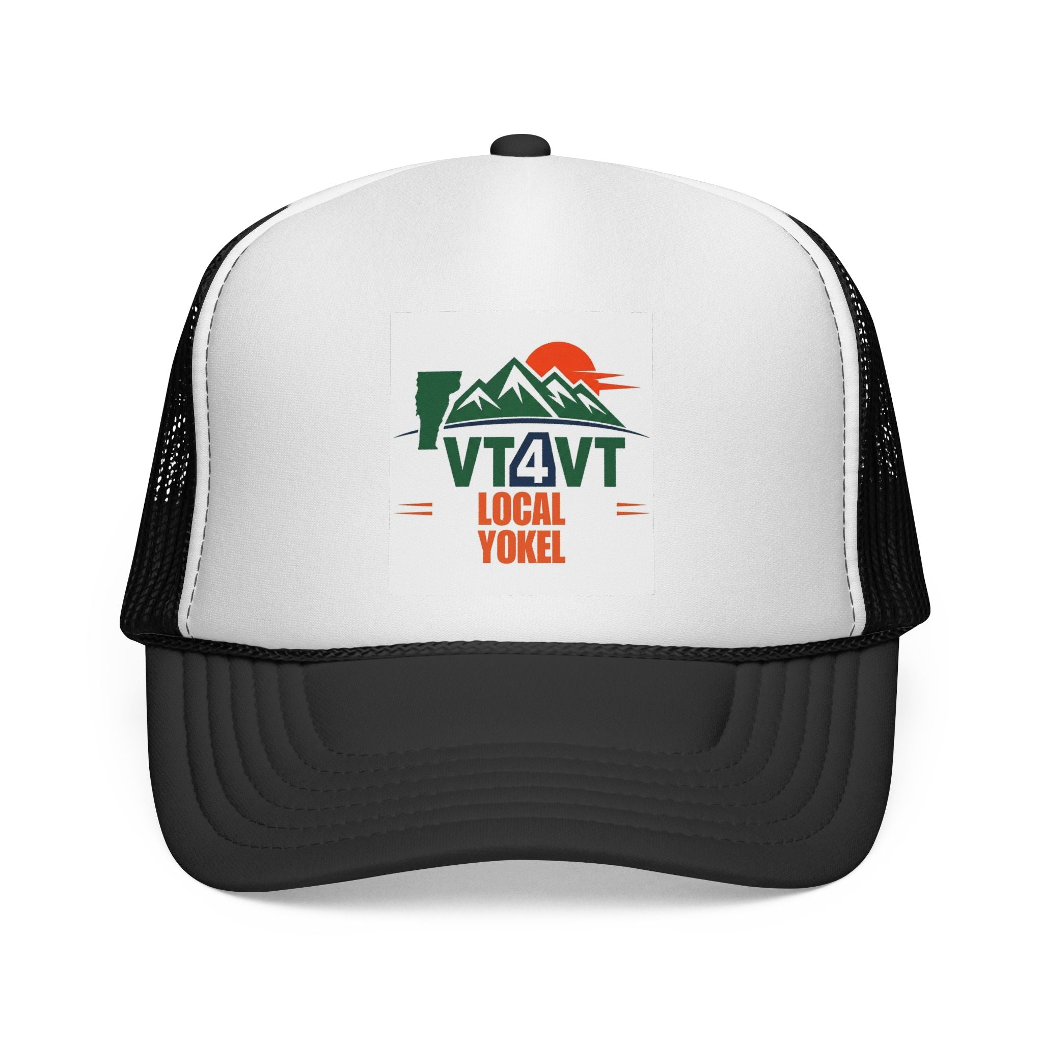 VT4VT LOCAL YOKEL Trucker Cap — "Vermont's Future Worth Protecting — DAMN RIGHT"