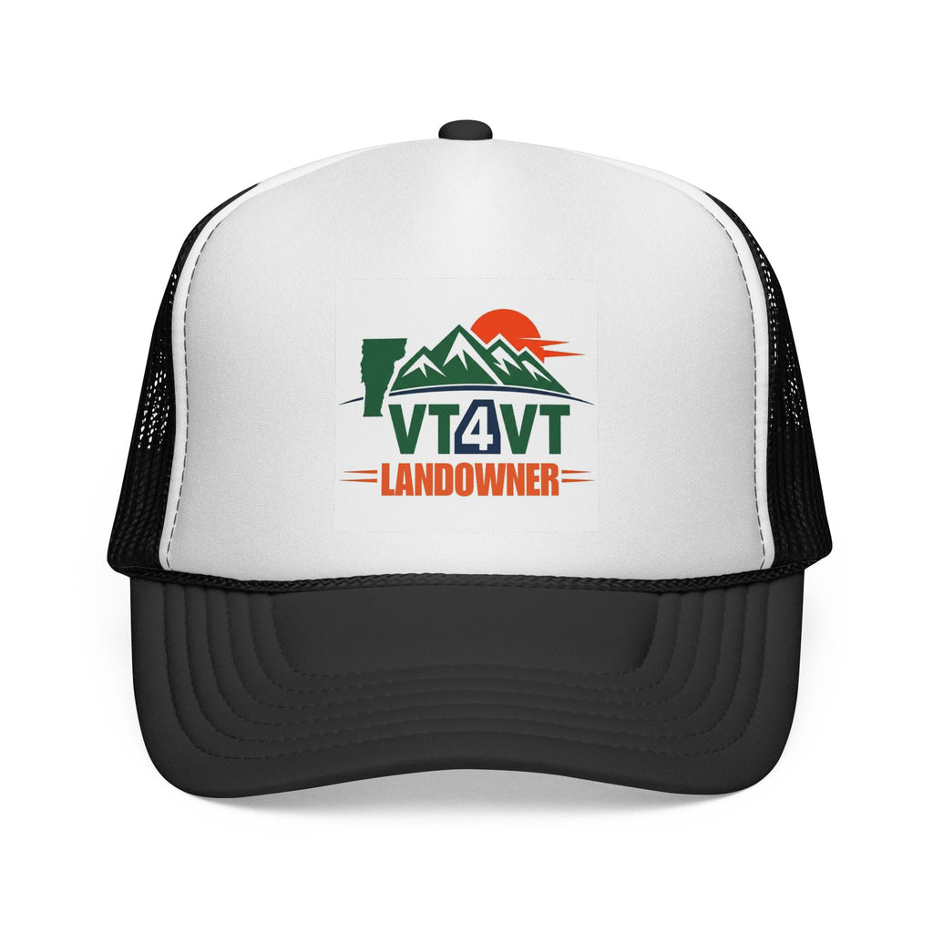 VT4VT LANDOWNER Trucker Cap — "Vermont's Future Worth Protecting — DAMN RIGHT"