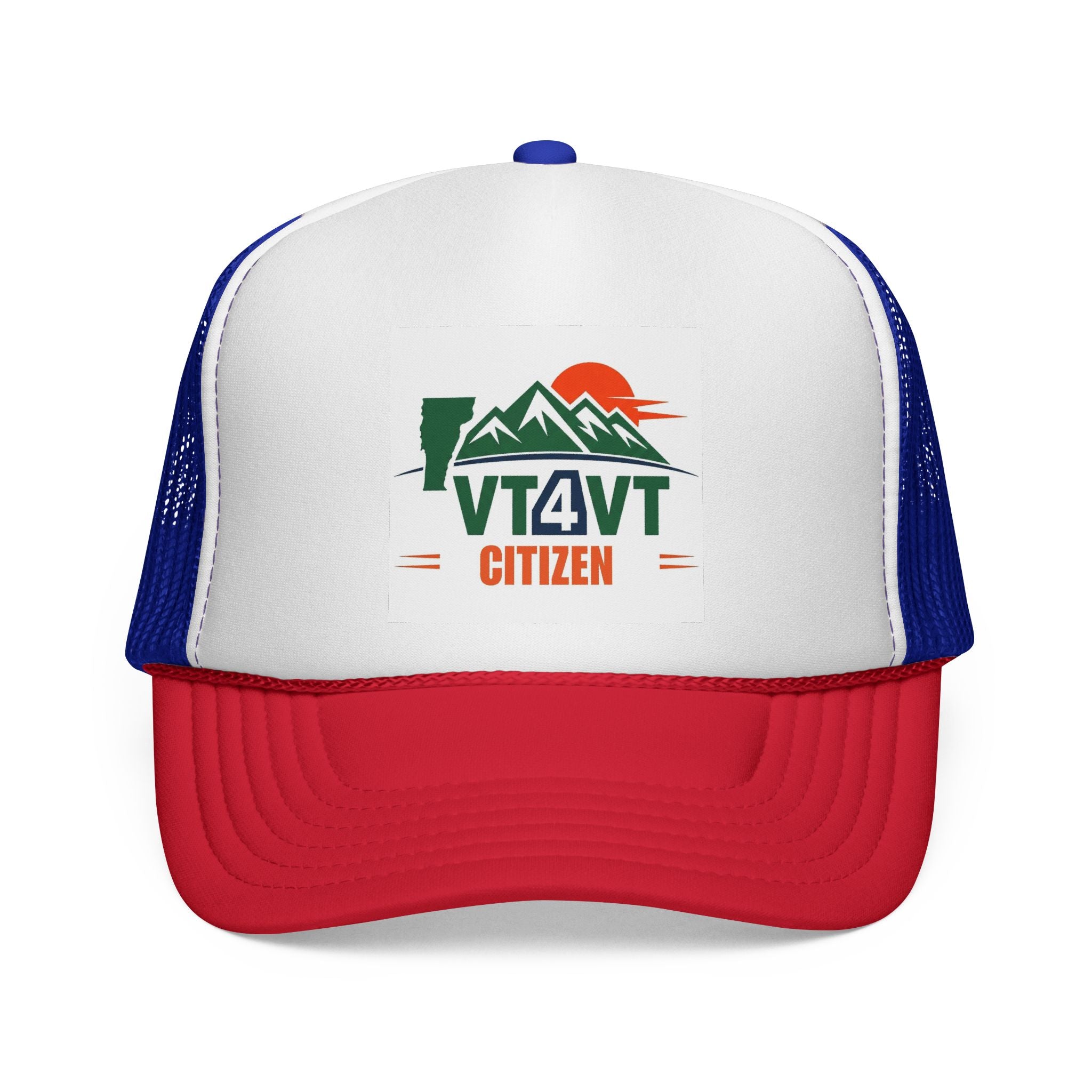 VT4VT CITIZEN Trucker Cap — "Vermont's Future Worth Protecting — DAMN RIGHT"