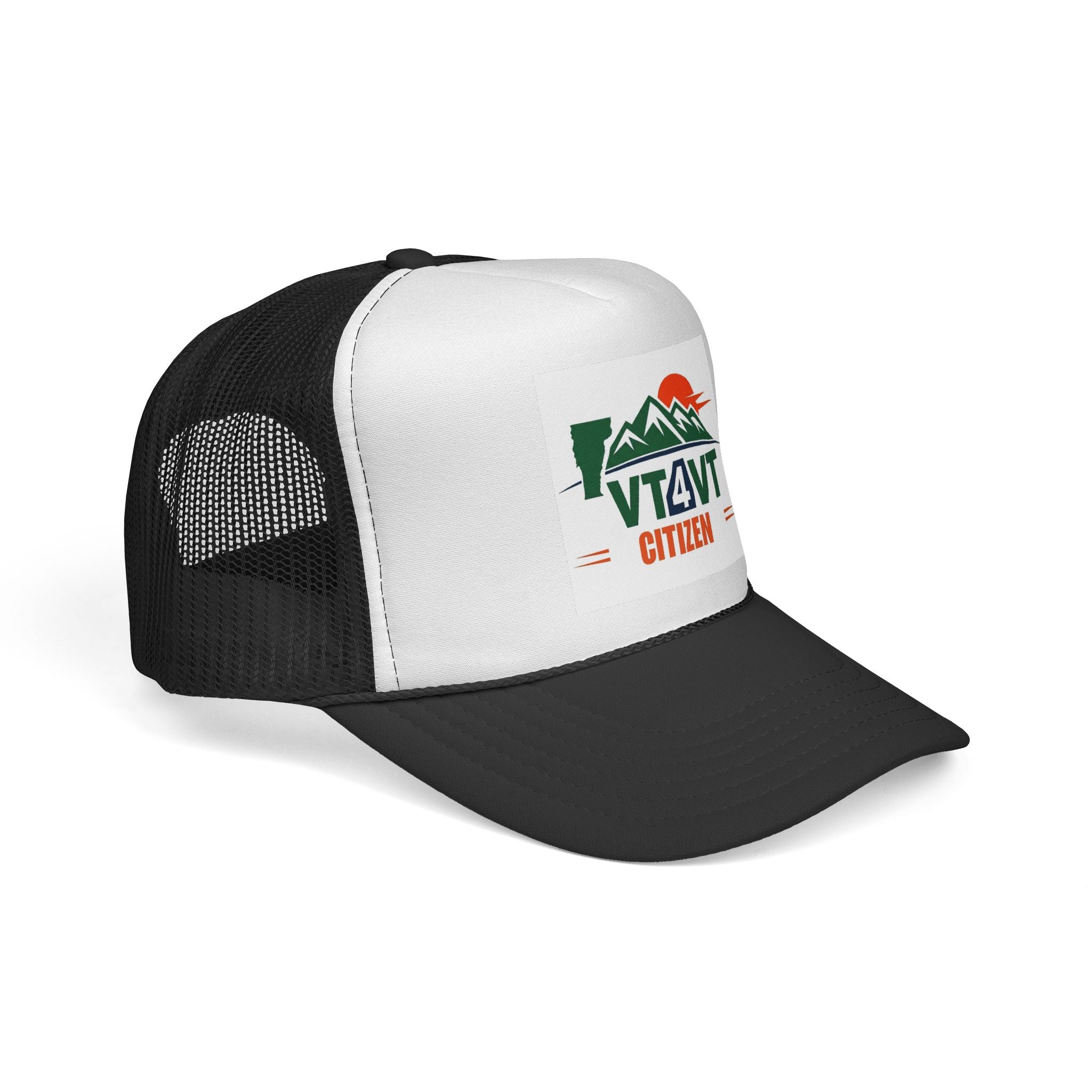 VT4VT CITIZEN Trucker Cap — "Vermont's Future Worth Protecting — DAMN RIGHT"