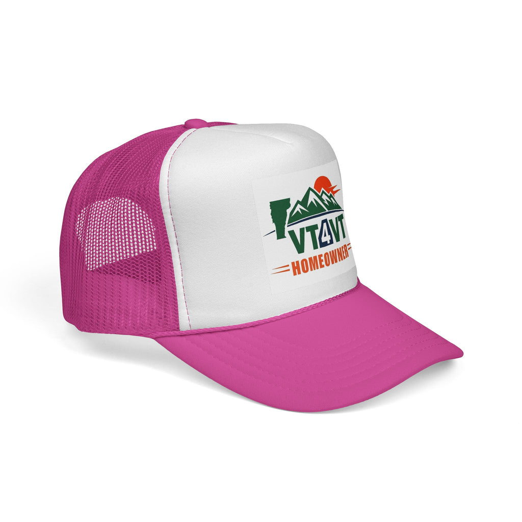 VT4VT HOMEOWNER Trucker Cap — "Vermont's Future Worth Protecting — DAMN RIGHT"