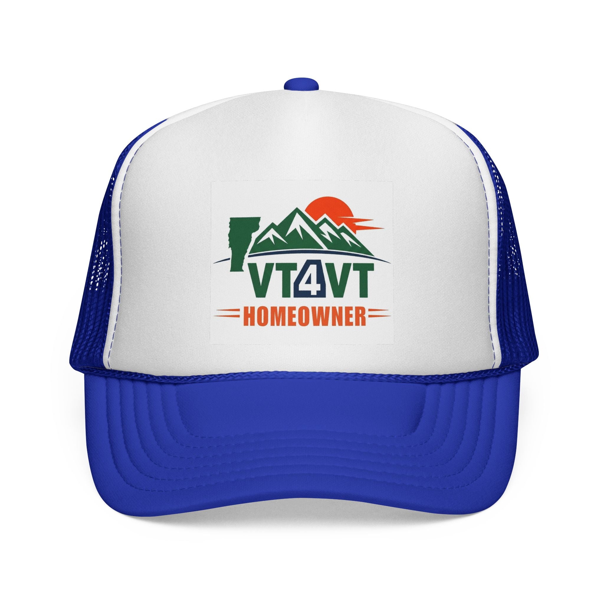 VT4VT HOMEOWNER Trucker Cap — "Vermont's Future Worth Protecting — DAMN RIGHT"