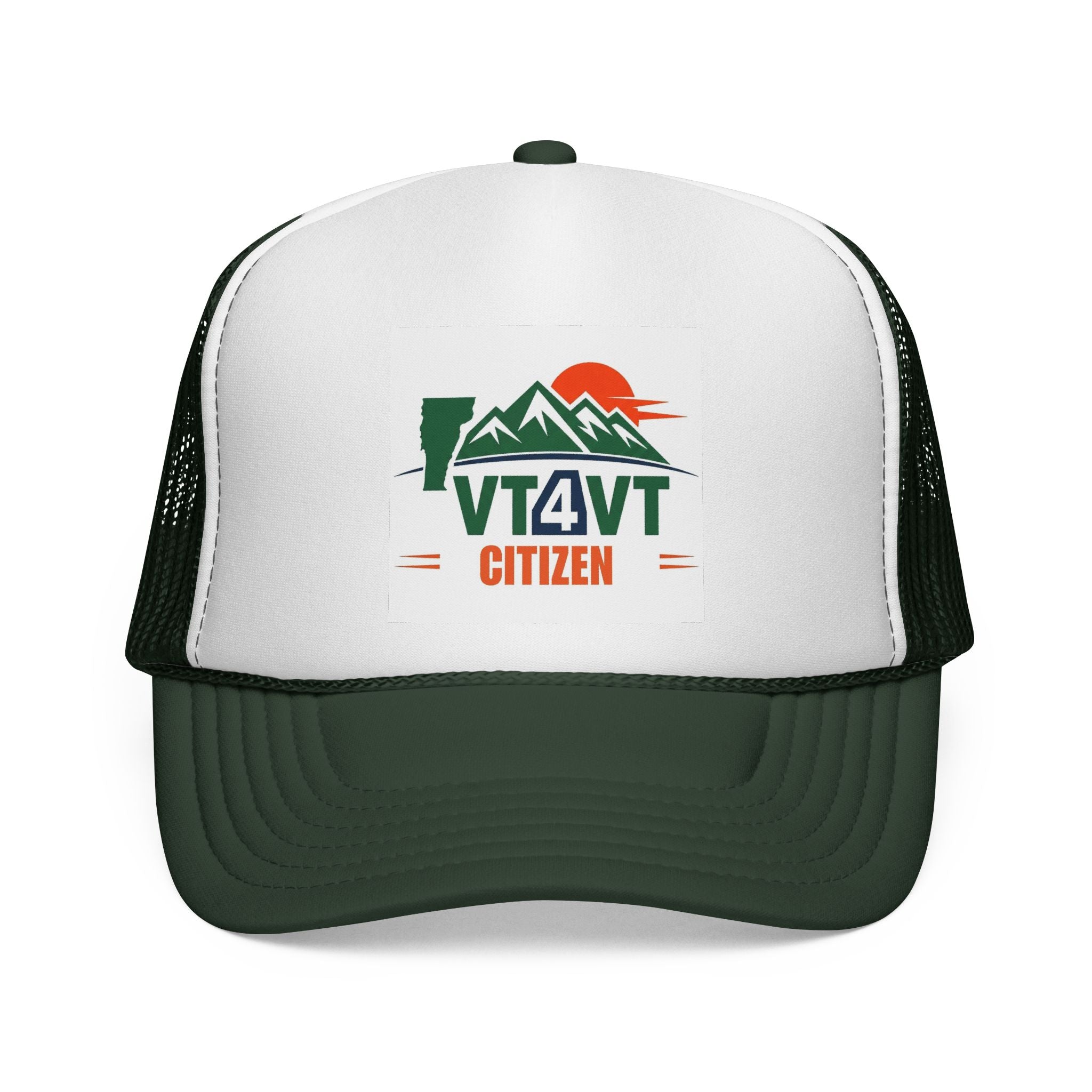 VT4VT CITIZEN Trucker Cap — "Vermont's Future Worth Protecting — DAMN RIGHT"