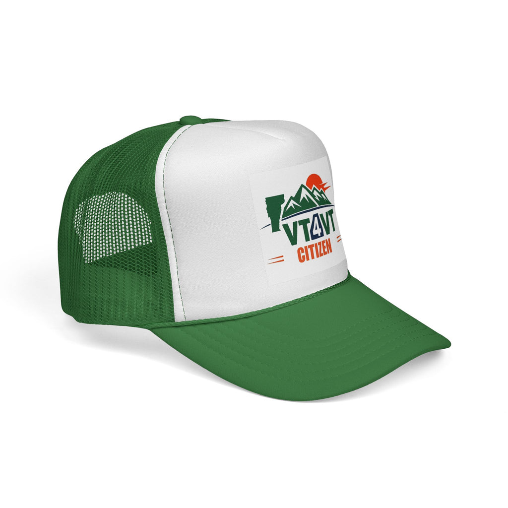 VT4VT CITIZEN Trucker Cap — "Vermont's Future Worth Protecting — DAMN RIGHT"