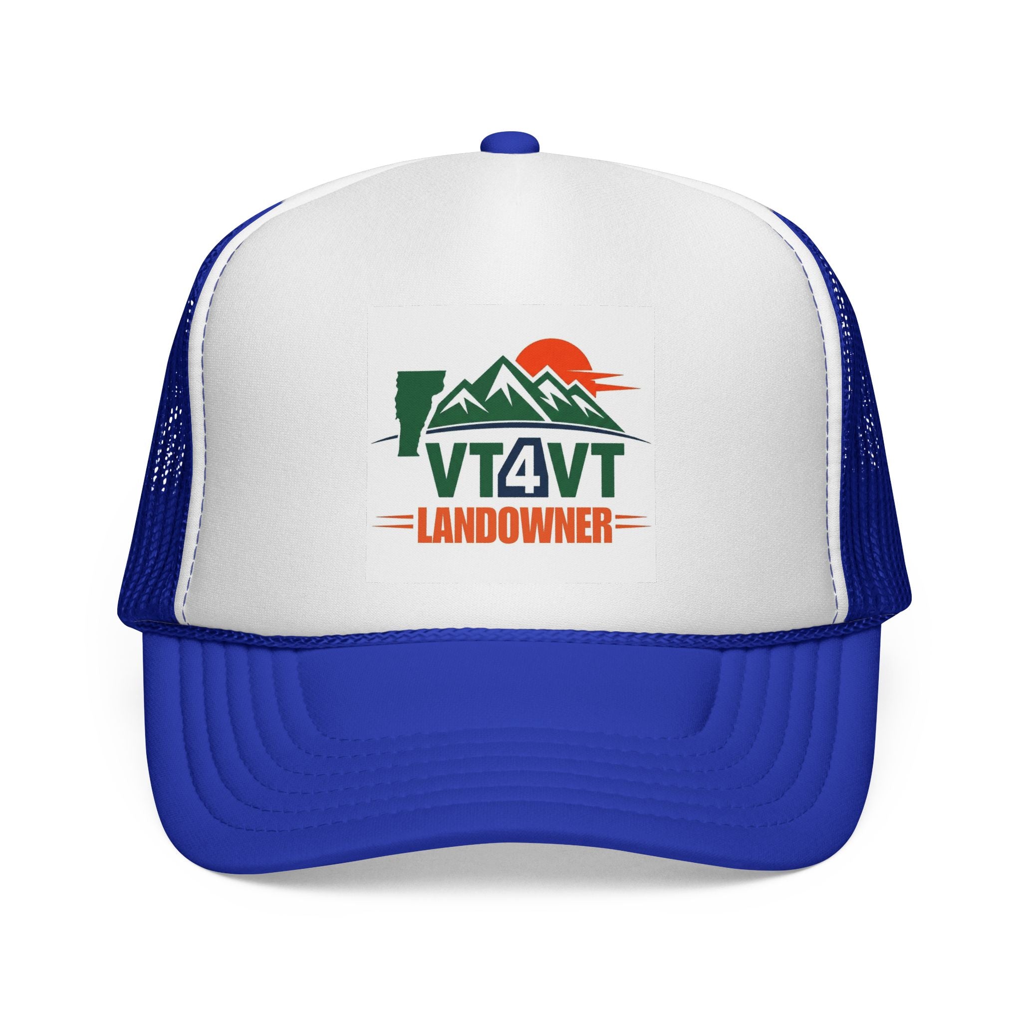 VT4VT LANDOWNER Trucker Cap — "Vermont's Future Worth Protecting — DAMN RIGHT"