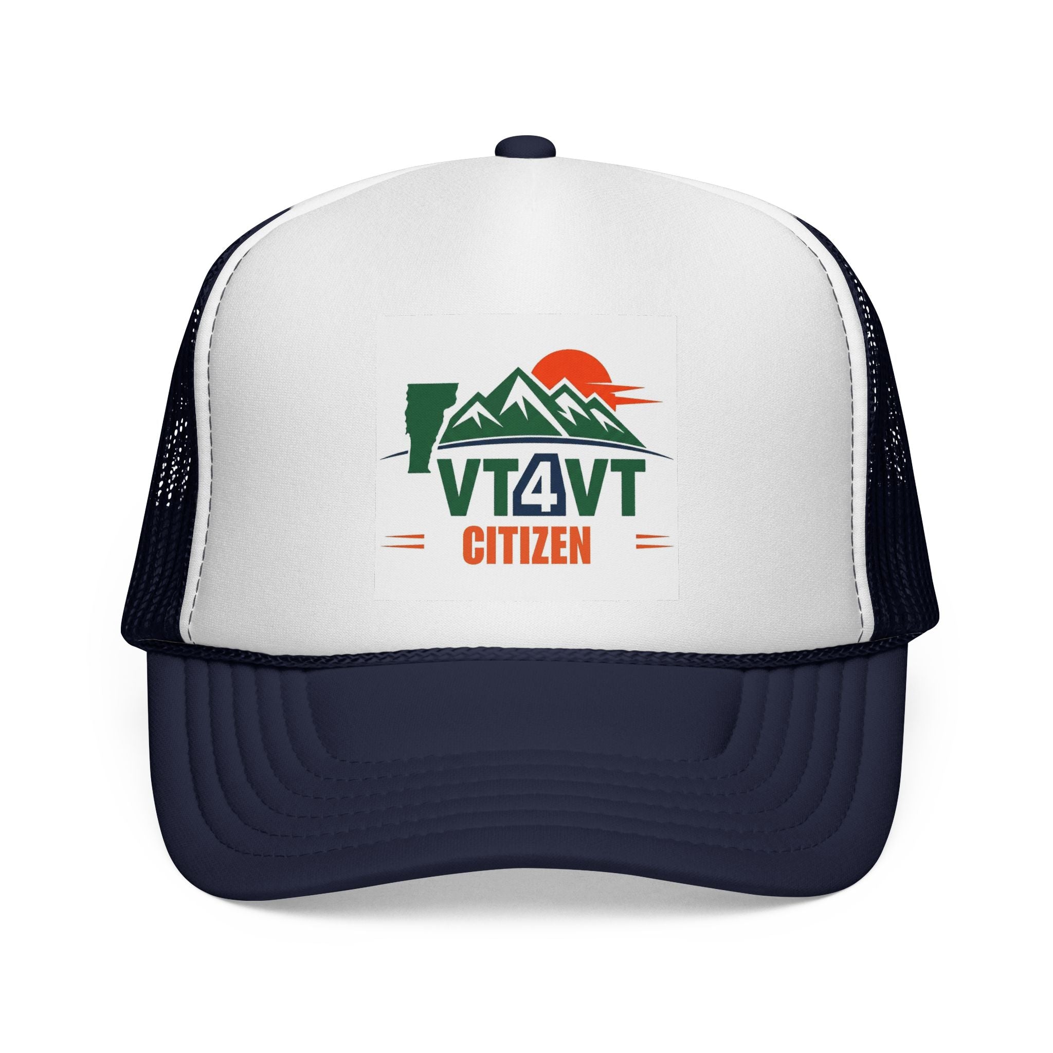 VT4VT CITIZEN Trucker Cap — "Vermont's Future Worth Protecting — DAMN RIGHT"